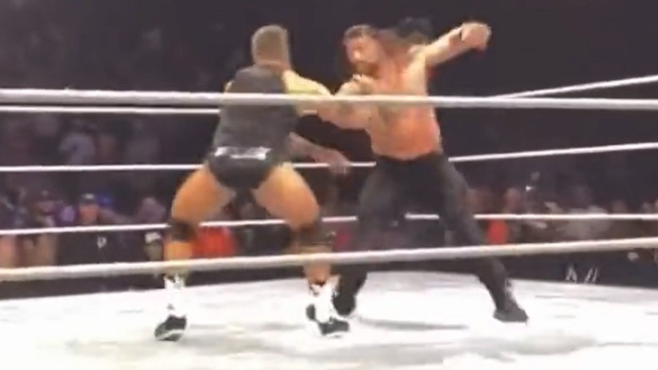 LA Knight Lays Out Roman Reigns At WWE Kansas City Live Event (10/14/2023)