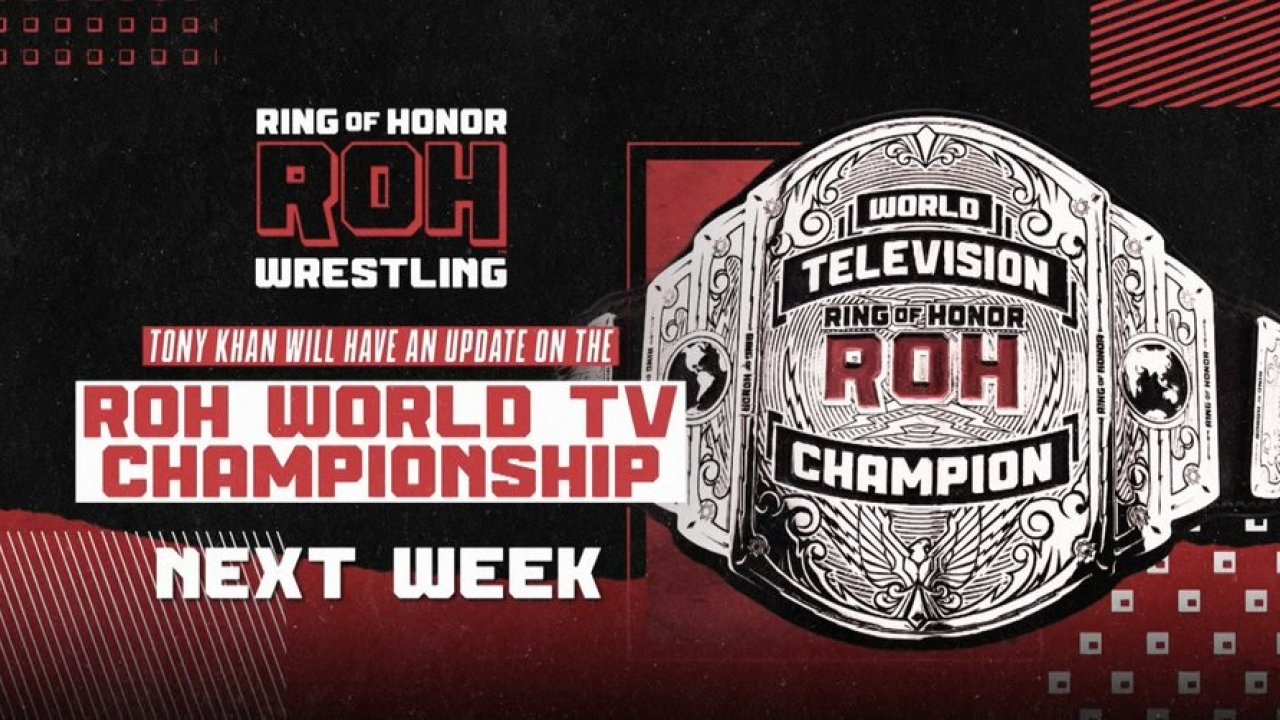 ROH TV Title Announcement