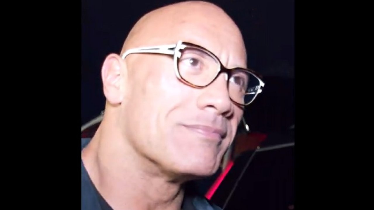 The Rock arrives for WWE's WrestleMania 40 Kickoff Press Event