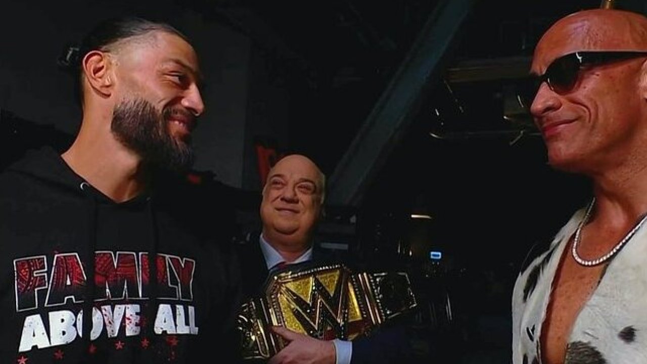 Roman Reigns, Paul Heyman, The Rock