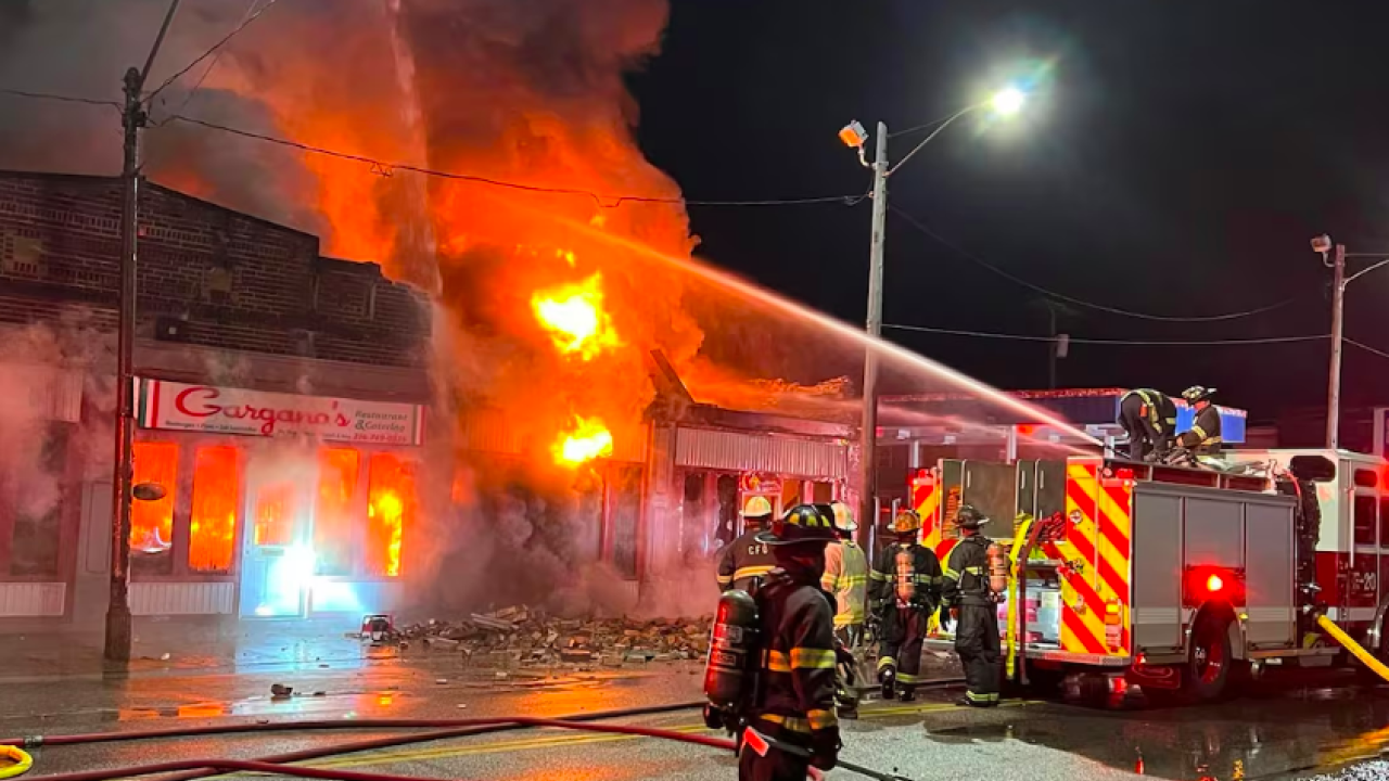 Johnny Gargano Restaurant Fire